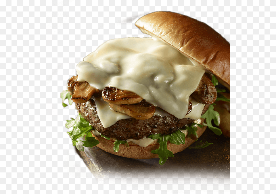 Have A Mushroom Swiss Burger For Lunch At Longhorn Longhorn Mushroom Swiss Burger, Food Png Image