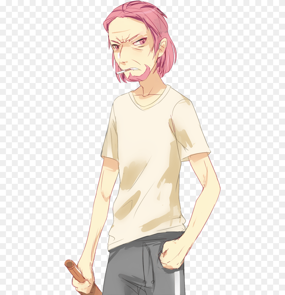 Have Expected Natsuki To Get The Pink From Her Illustration, Adult, Publication, Person, Man Png