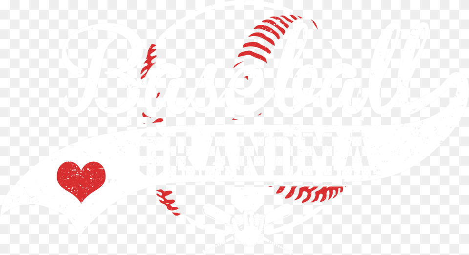 Have Fun With This Grandma I Heart Baseball T Shirt Illustration, Logo Free Png Download
