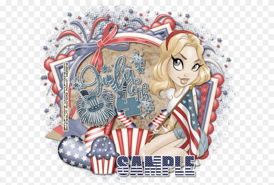 Have Happy A Rockin 4th Of July, Book, Comics, Publication, Adult Png Image