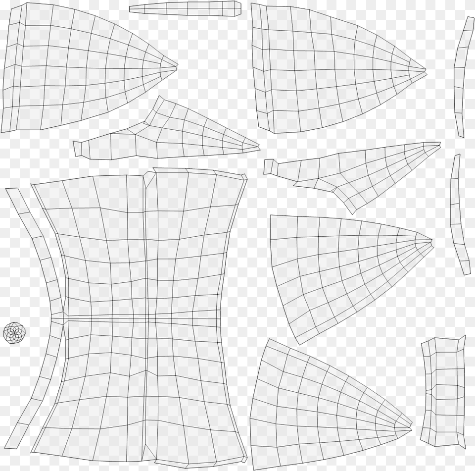 Have Managed To Map A Checkerboard Onto The Mesh Illustration, Chart, Plot, Animal, Fish Png Image