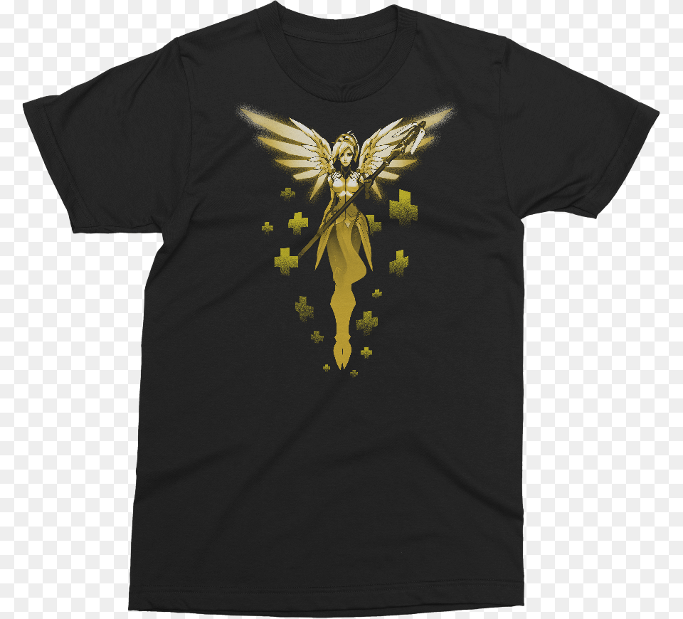 Have Mercy Premium Tee Mercy Black Shirt Overwatch, T-shirt, Clothing, Adult, Wedding Png Image