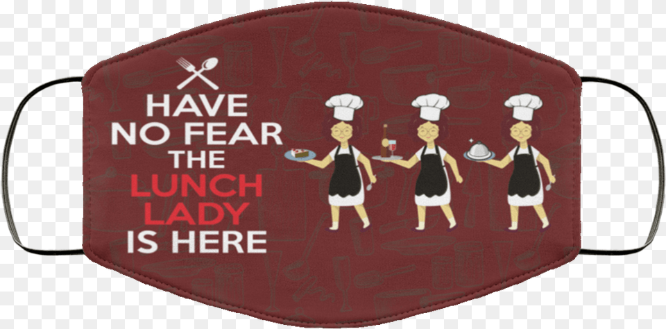 Have No Fear The Lunch Lady Is Here Seattle Seahawks Face Mask, Person, People, Girl, Child Png Image