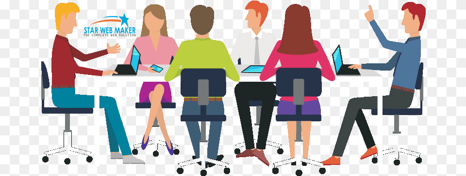 Have Professionals Manage Your Online Reputation Group Working, Person, People, Crowd, Male Free Png
