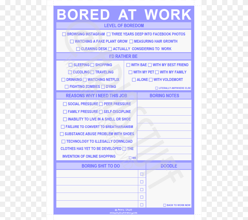 Have You Ever Been So Bored At Work That You Wonder Boredom, Page, Text, Advertisement, Poster Free Transparent Png