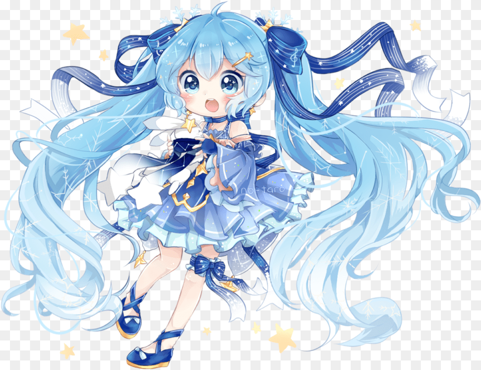 Have You Ever Seen Snow Miku During Christmas Time Tokyo Hatsune Miku Snow Chibi, Book, Comics, Publication, Baby Free Transparent Png