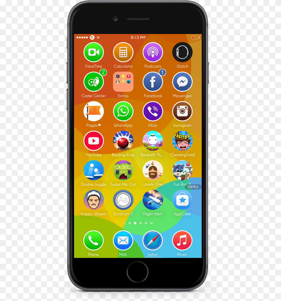 Have You Install The Best Anemone Themes Around Cydia Iphone, Electronics, Mobile Phone, Phone, Person Png Image