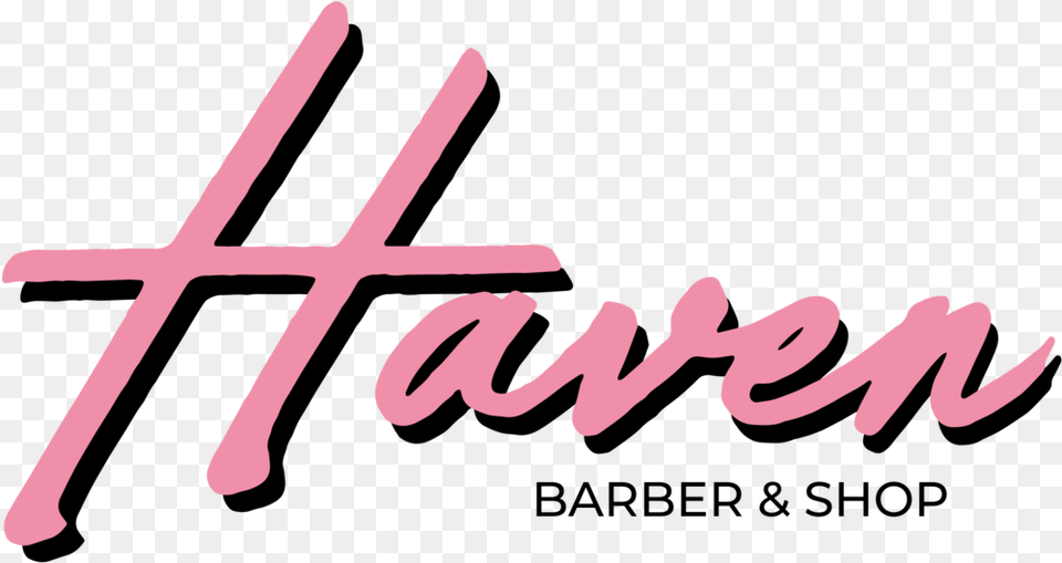 Haven Barber Shop Graphic Design, Text, Handwriting Free Png Download