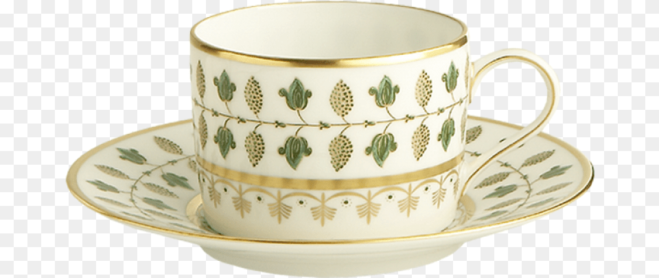 Haviland C Parlon Matignon Rust Tea Cup, Saucer Free Png