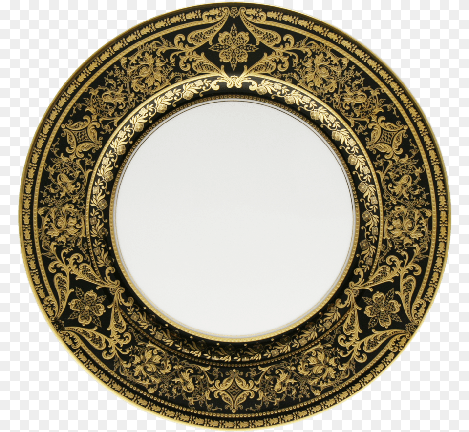 Haviland Matignon Black U0026 Gold Dinner Plate Price Circle, Art, Photography, Porcelain, Pottery Png Image