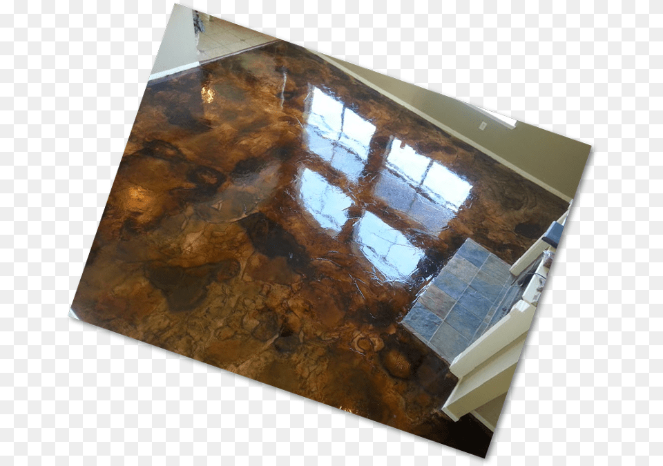 Having Your Concrete Floor Stained Is The Most Affordable Plywood, Flooring, Indoors, Interior Design, Computer Hardware Png
