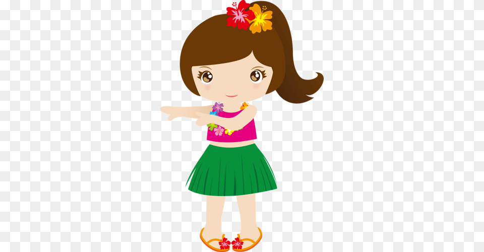 Hawaii Birthday Party 10th Birthday Hawaiian Theme Hawaiian Girl Clipart, Baby, Person, Face, Head Png