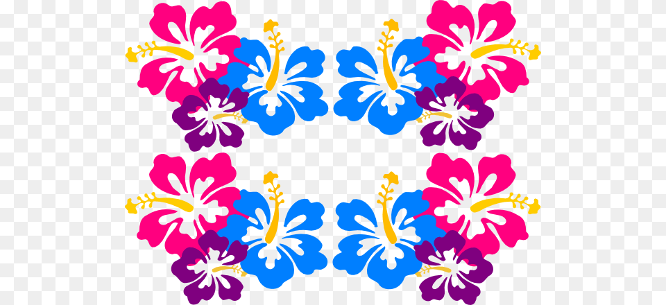 Hawaii Border Cliparts, Flower, Plant, Hibiscus, Pattern Png