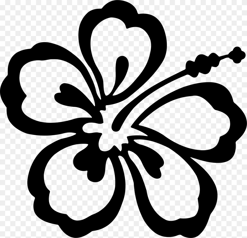 Hawaii Clip Art Black And White, Gray Png Image