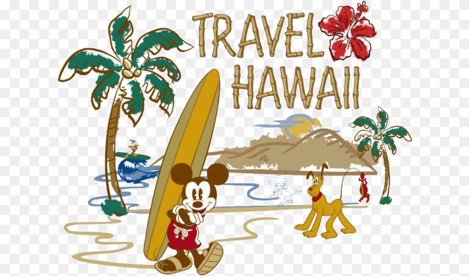 Hawaii Clipart Mickey Clipart Mickey Hawaii, Water, Sea Waves, Sea, Outdoors Free Png Download