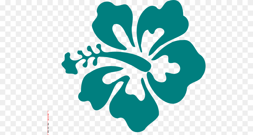 Hawaii Clipart Teal Flower Hibiscus Clip Art, Plant Png Image