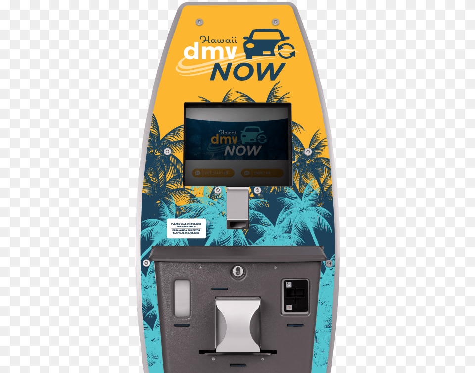 Hawaii Dmv Now Kiosk Hawaii Dmv, Car, Transportation, Vehicle, Machine Free Png