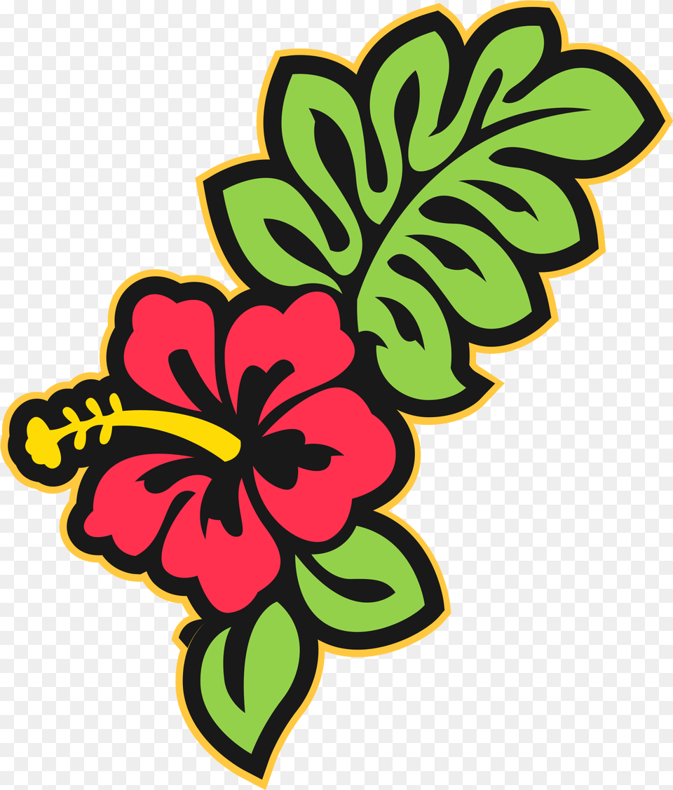 Hawaii Flower With Hawaii, Art, Floral Design, Graphics, Pattern Png