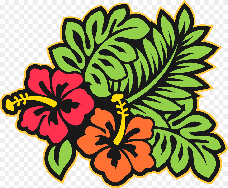Hawaii Flower With Hawaii, Plant, Hibiscus, Pattern, Dynamite Free Png Download