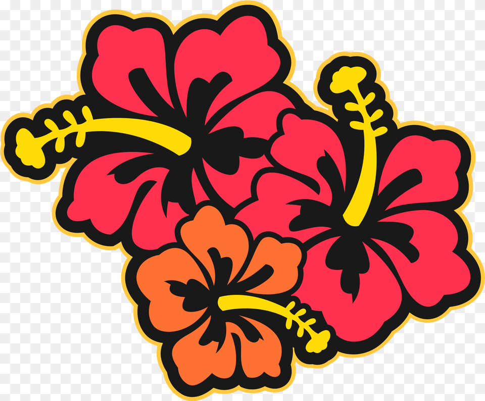 Hawaii Flower With Hawaiian Flowers, Hibiscus, Plant, Dynamite, Weapon Png