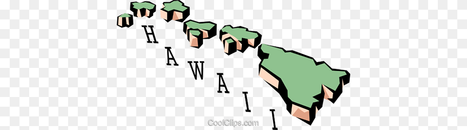 Hawaii State Map Royalty Vector Clip Art Illustration, Land, Nature, Outdoors, Person Free Transparent Png