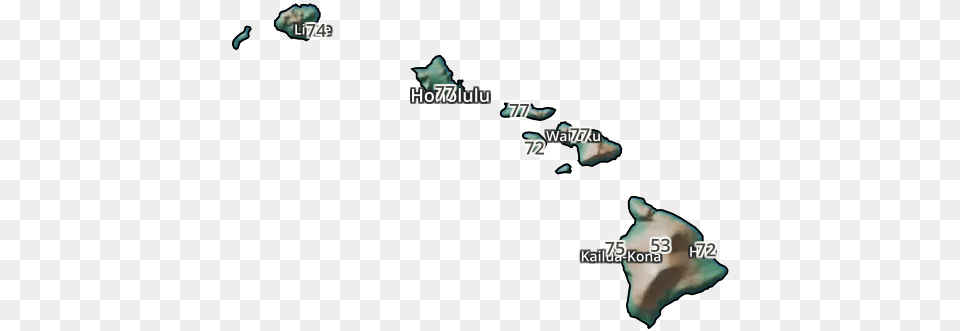 Hawaii State Outline, Water, Sea, Outdoors, Nature Free Png Download