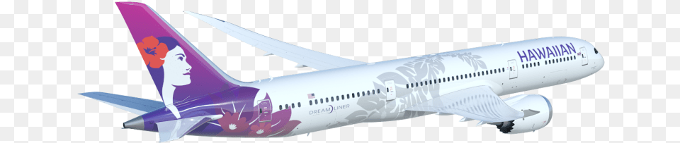 Hawaiian Airlines Plane Aircraft, Airliner, Airplane, Transportation Free Transparent Png