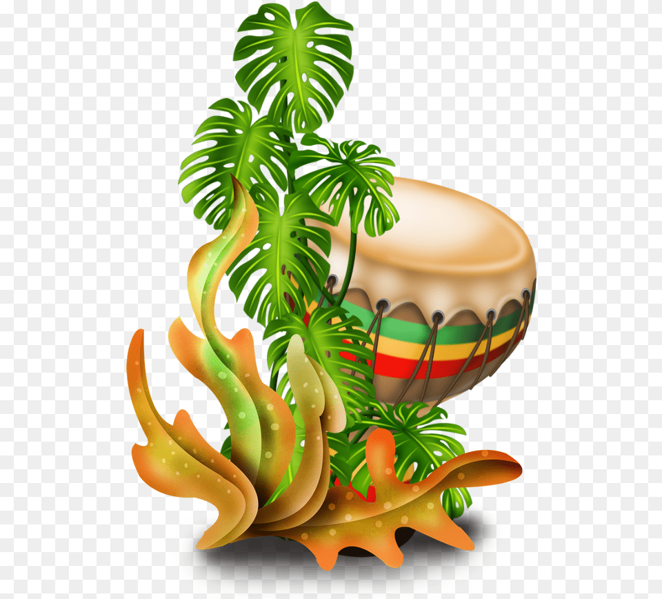 Hawaiian Aloha Tropical Craft Images Havaianas Digi Hawaiian Drums Clip Art, Vegetation, Plant, Tree, Percussion Free Png