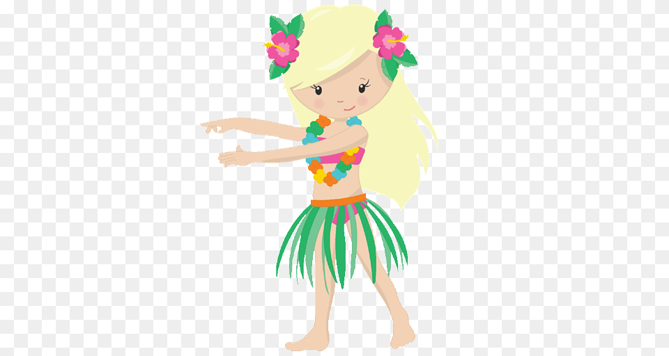 Hawaiian Aloha Tropical Play Luau Hawaiian And Hula, Child, Person, Girl, Female Png