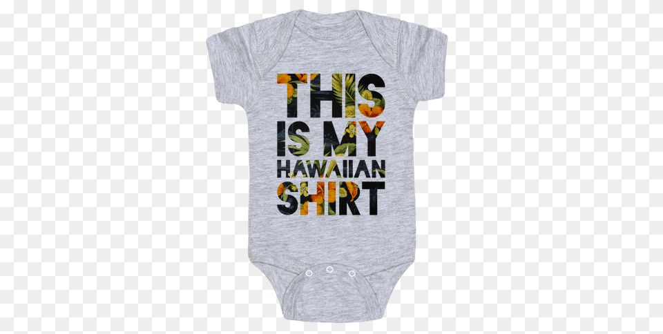 Hawaiian Baby Onesies Lookhuman, Clothing, T-shirt Png Image