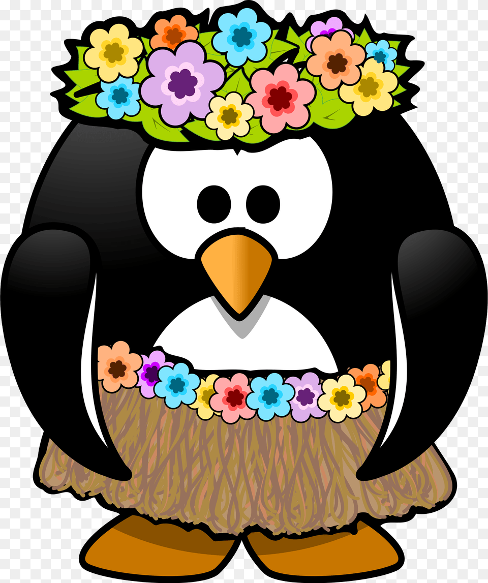 Hawaiian Cartoon Cliparts, Animal, Bird, Flower, Plant Png