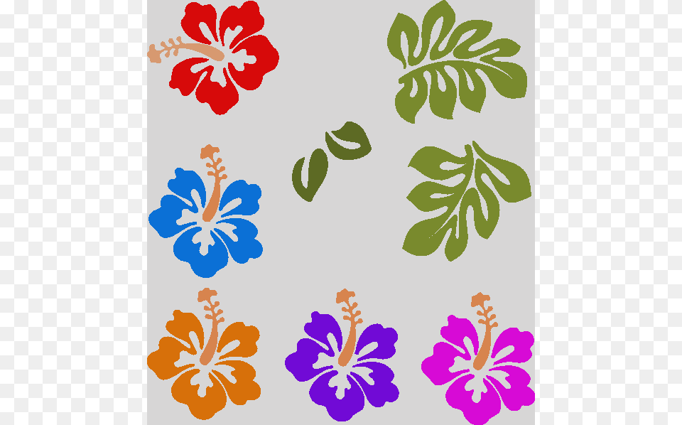 Hawaiian Clip Art, Flower, Hibiscus, Plant, Herbal Png Image