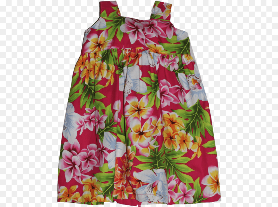 Hawaiian Floral Dress A Line, Beachwear, Clothing, Coat, Formal Wear Free Png Download