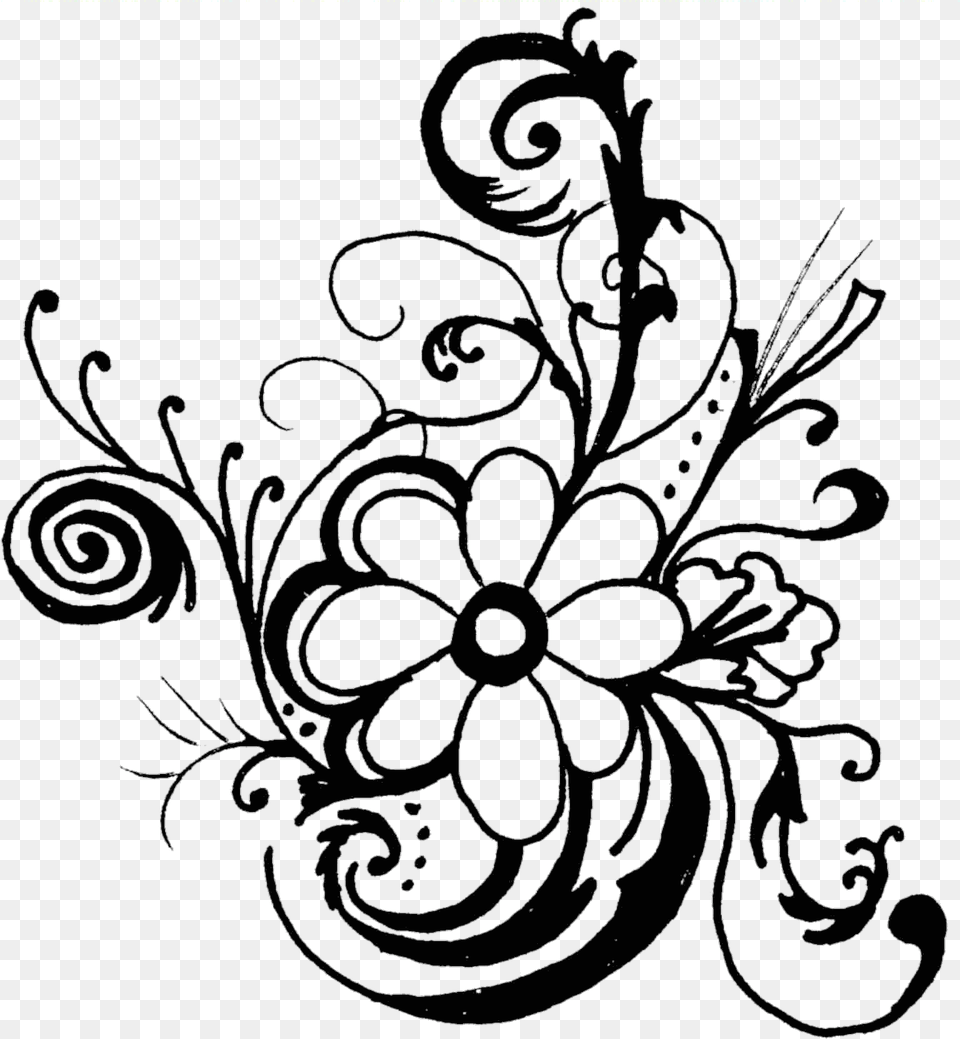 Hawaiian Flower Clip Art Borders, Floral Design, Graphics, Pattern Free Png