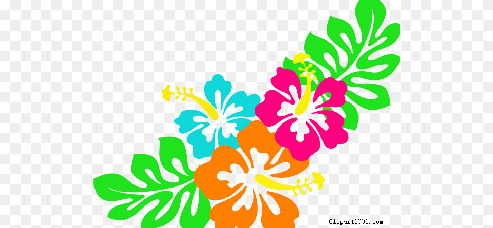 Hawaiian Flower Clipart, Hibiscus, Plant, Art, Floral Design Free Png