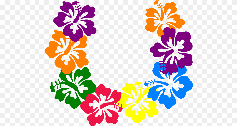 Hawaiian Flowers 1 Image Clipart Hawaiian Lei, Flower, Plant, Hibiscus Free Transparent Png