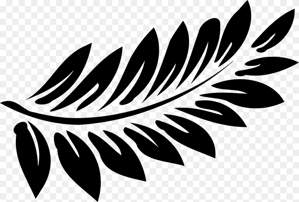 Hawaiian Flowers Clip Art Black And White, Gray Free Transparent Png