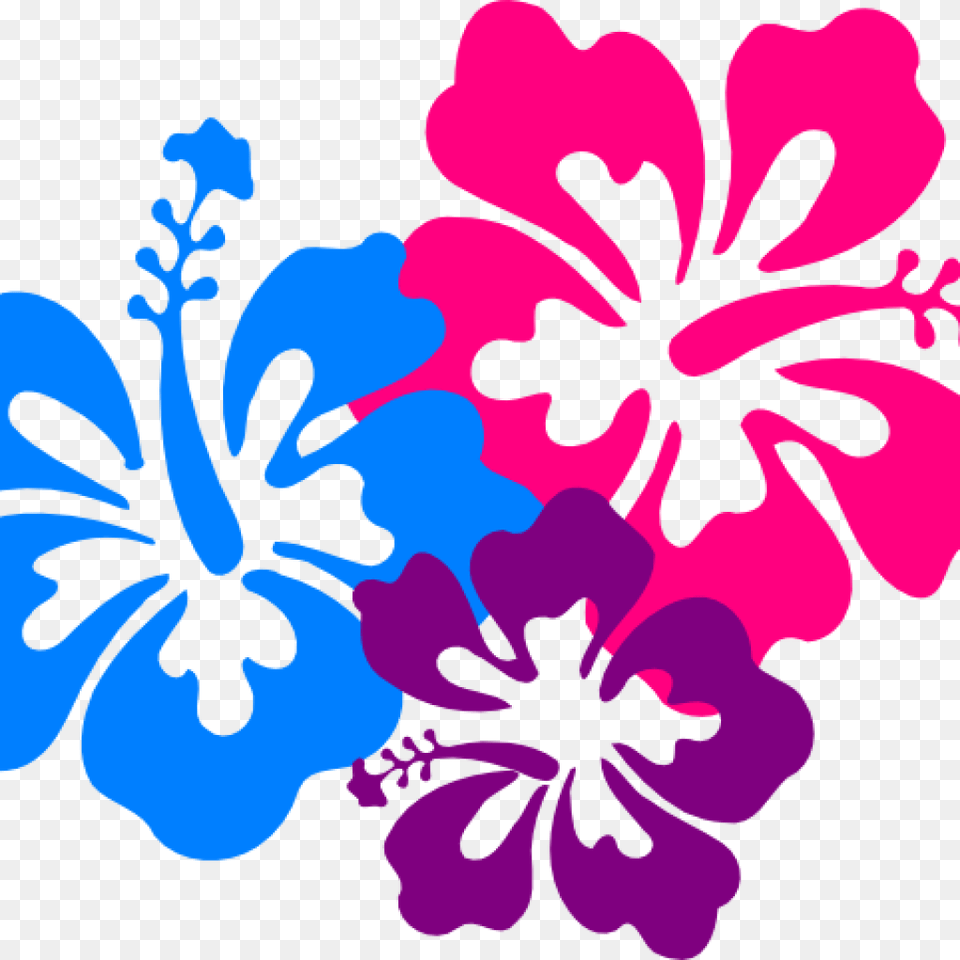 Hawaiian Flowers Clip Art Hawaiian Flower Clip Art Blue Hawaiian Flower Clipart, Hibiscus, Plant Free Png