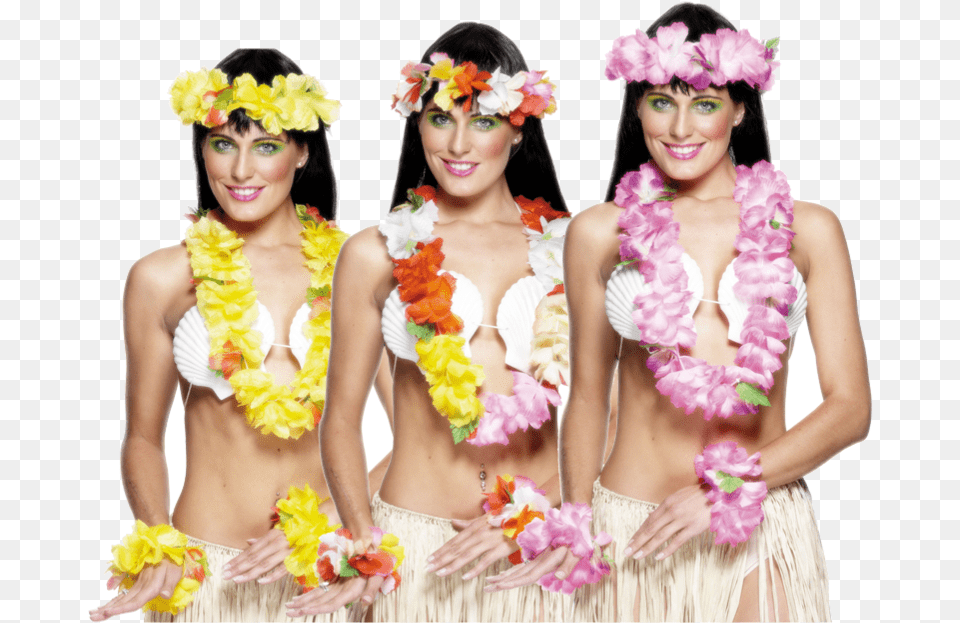 Hawaiian Group Costume, Accessories, Plant, Ornament, Flower Png Image