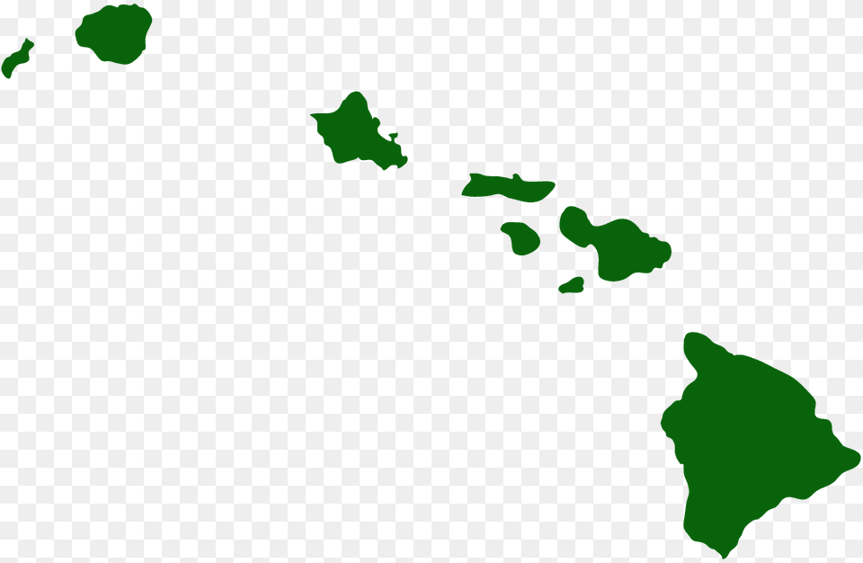 Hawaiian Islands Map Silhouette, Chart, Land, Nature, Outdoors Png