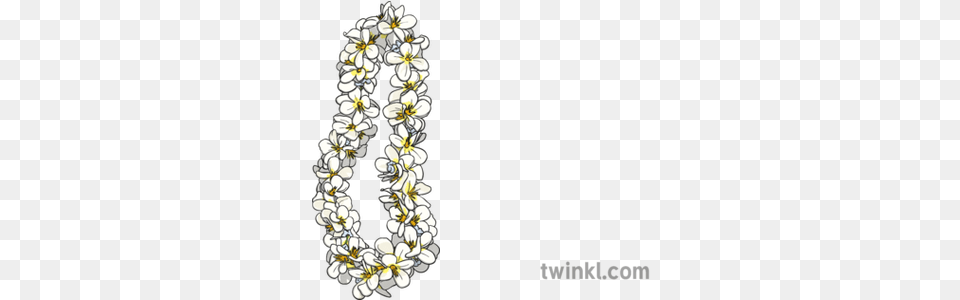 Hawaiian Lei Flower Garland Illustration Twinkl Illustration, Accessories, Flower Arrangement, Ornament, Plant Free Png