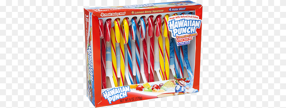 Hawaiian Punch Candy Canes Hawaiian Punch Candy Twists Flavored Fruit Juicy, Food, Sweets Free Transparent Png