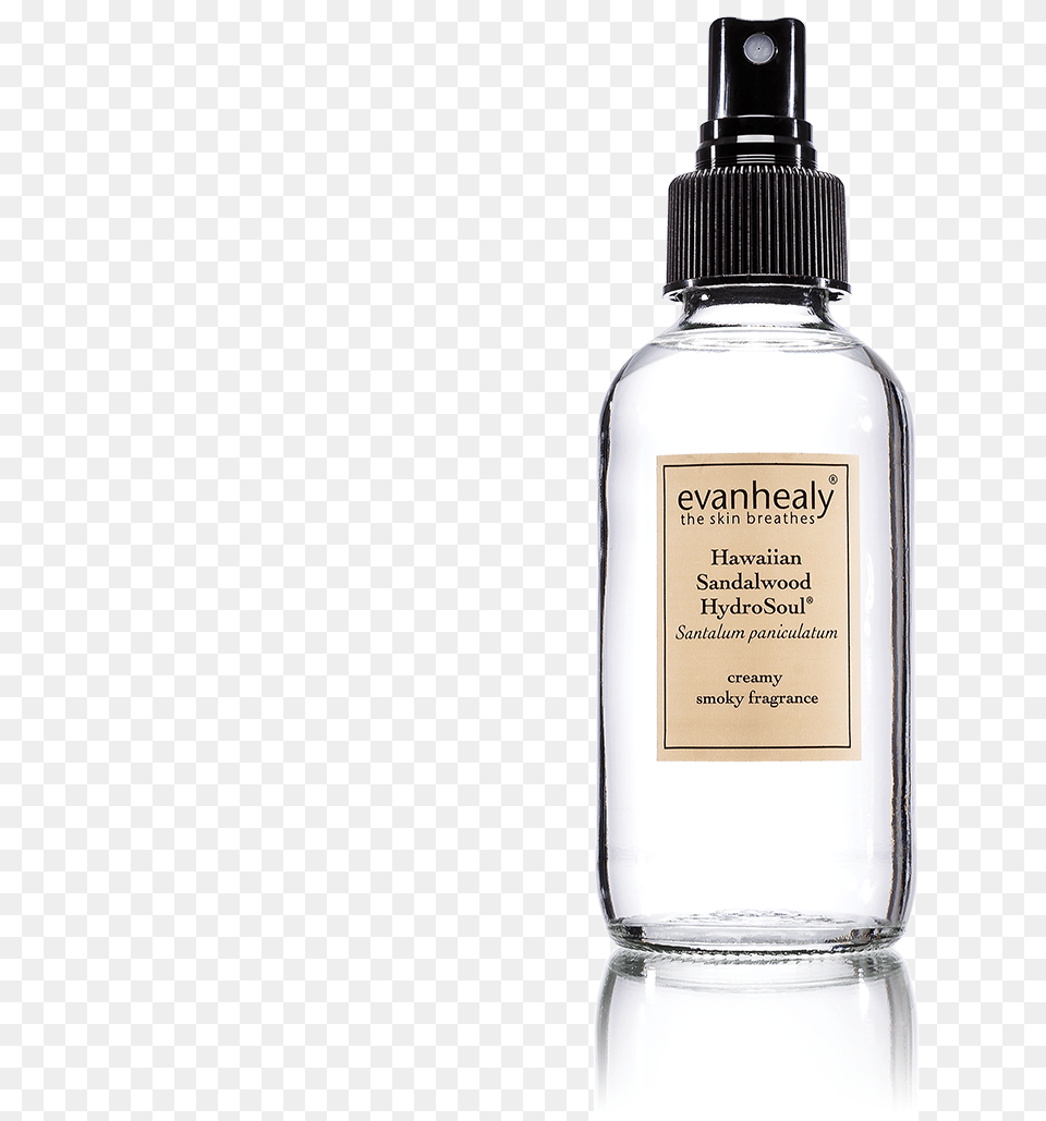 Hawaiian Sandalwood Hydrosoul Tulsi Facial Tonic Hydrosoul 120ml Tonic By Evan Healy, Bottle, Cosmetics, Perfume, Lotion Png Image