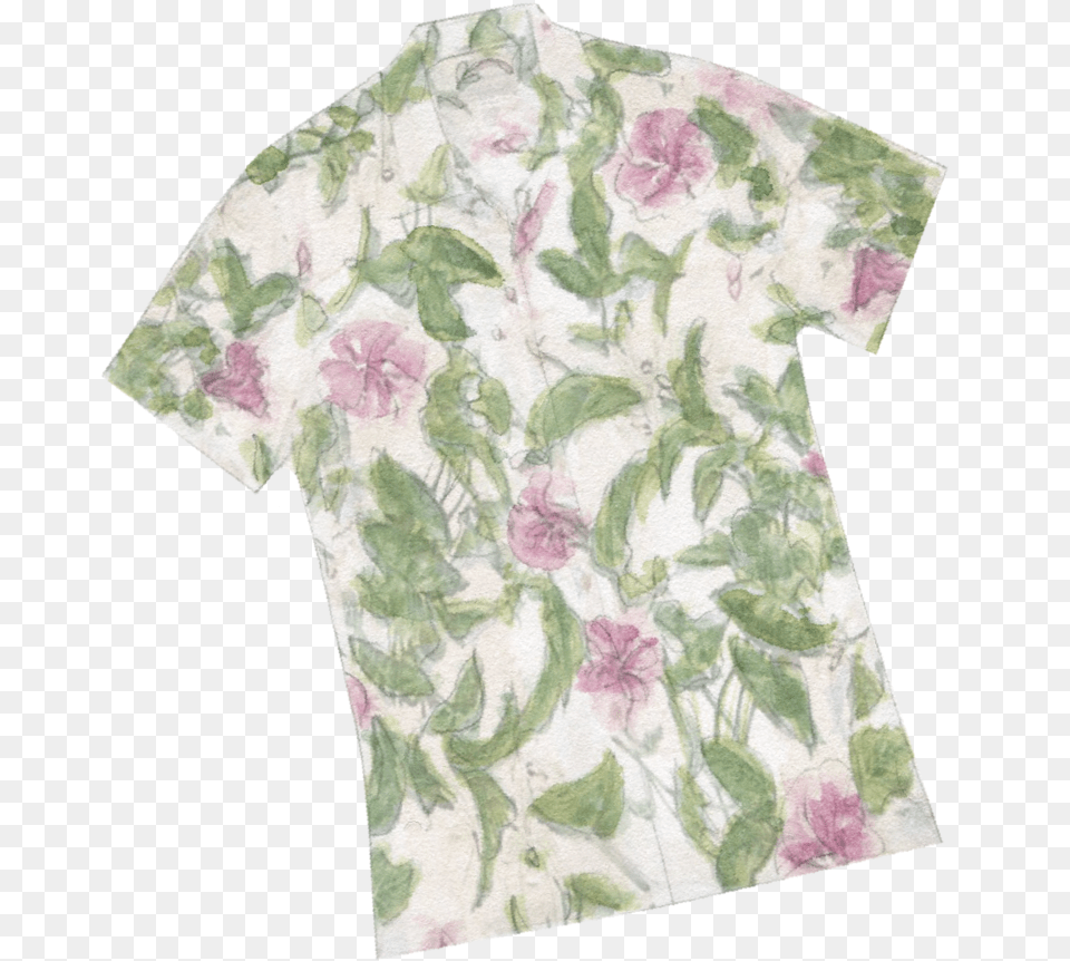 Hawaiian Shirt V2 01 Blouse, Clothing, T-shirt, Flower, Plant Free Transparent Png