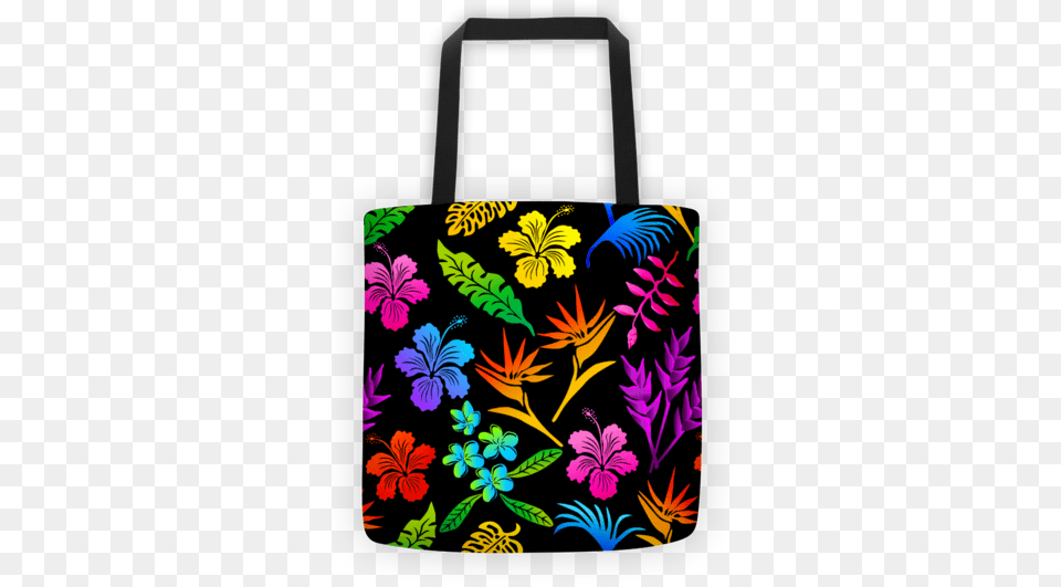 Hawaiian Tropical Flowers Rainbow Colors Hawaii, Accessories, Bag, Handbag, Purse Png Image