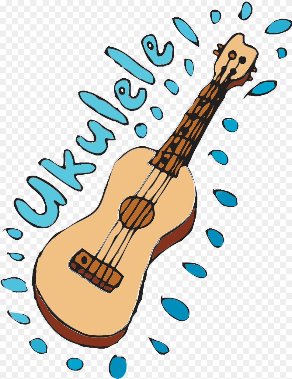 Hawaiian Ukulele With Transparent Background Girly, Bass Guitar, Guitar, Musical Instrument, Smoke Pipe Free Png Download