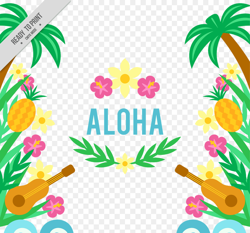 Hawaiian Ukulele Aloha, Art, Floral Design, Graphics, Pattern Free Transparent Png