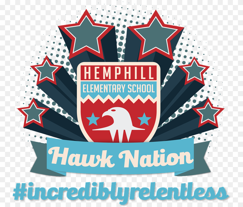 Hawk Nation Hemphill Elementary School, Advertisement, Poster, Symbol, Logo Free Png Download
