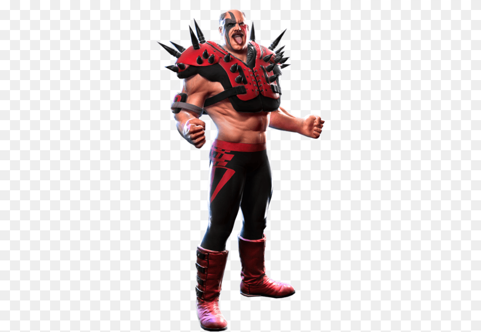 Hawk Wwe All Stars Wiki Fandom Road Warrior Hawk Wwe All Stars, Clothing, Costume, Person, Footwear Free Png