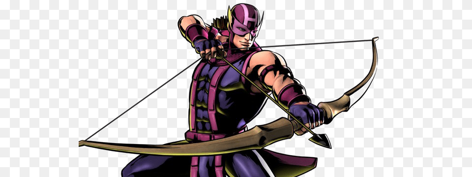 Hawkeye Background Arts, Archer, Archery, Bow, Person Png Image